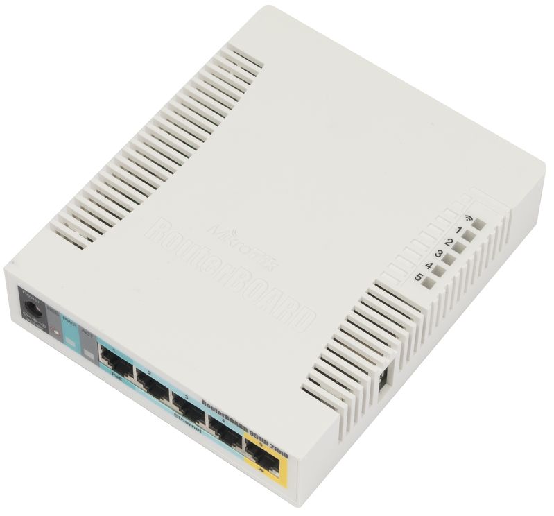 Mikrotik RB951Ui-2HnD White Power over Ethernet (PoE)